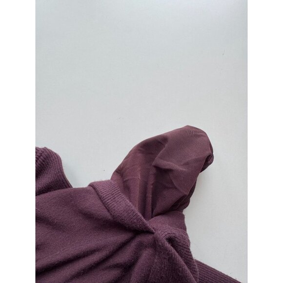 ATHLETA Balance Spiced Cabernet Purple Tencel Jersey Sweatshirt Dress, Size M - Picture 8 of 14